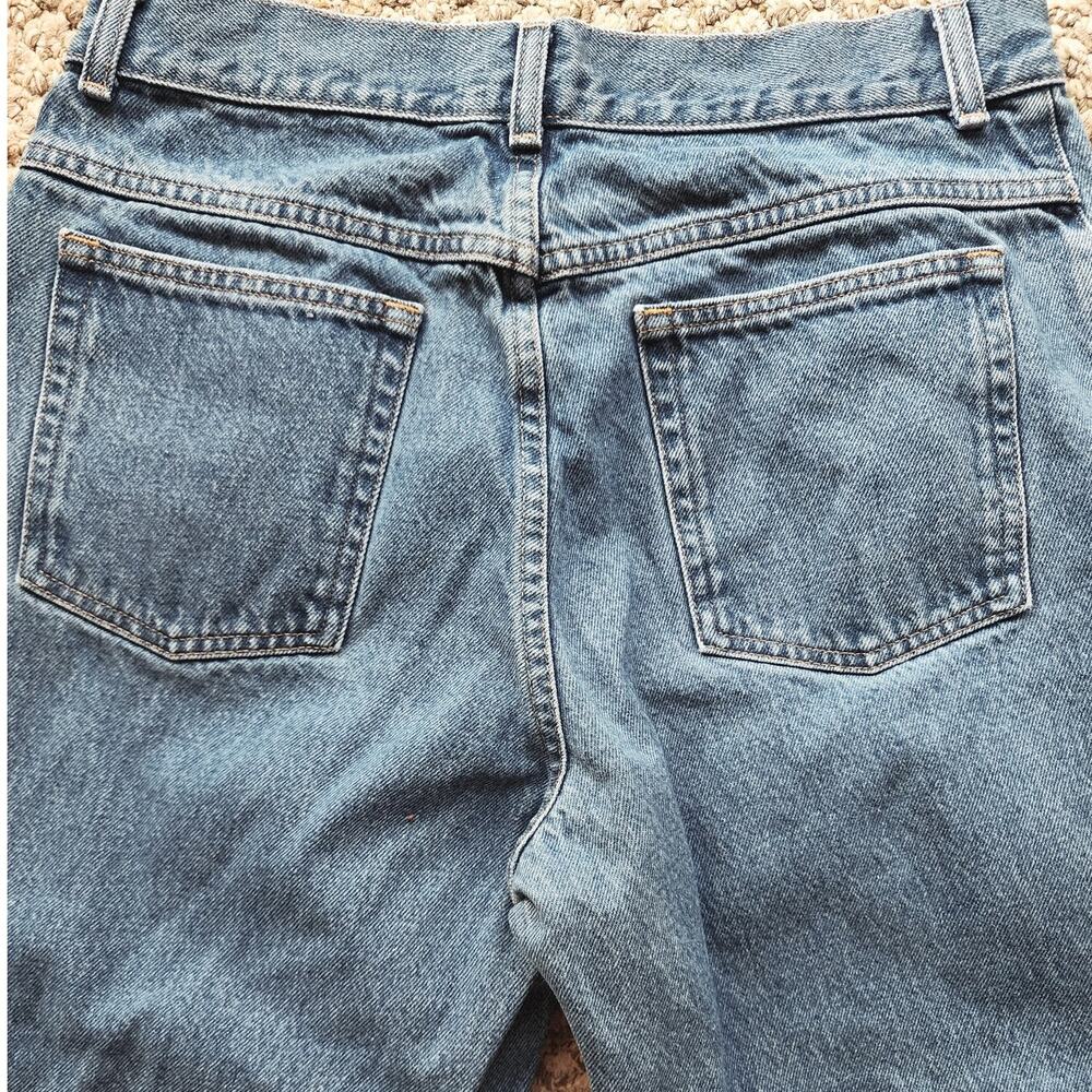 L. L. Bean Women's Size 14 Original Fit Straight Leg Blue Denim Jeans - Picture 6 of 9
